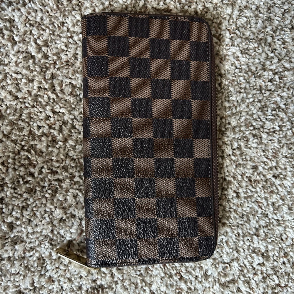 Checker board wallet fashion purse wallet